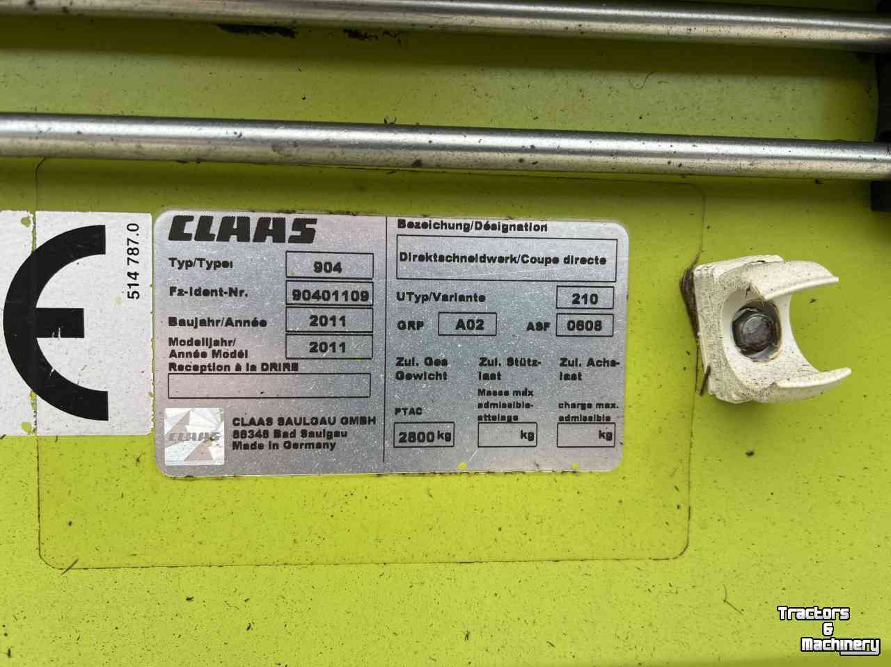 Overige Claas Direct Disc 610 Direct cut header GPS