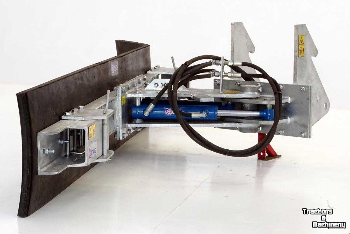 Rubberschuif Qmac Modulo 210 cm rubberschuif modderschuif erfschuif aanbouw Kramer