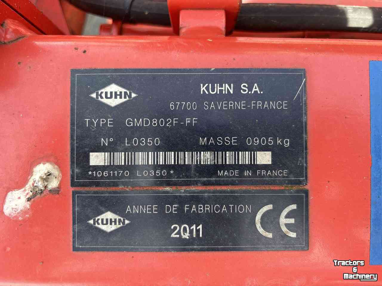 Maaier Kuhn GMD 802 F