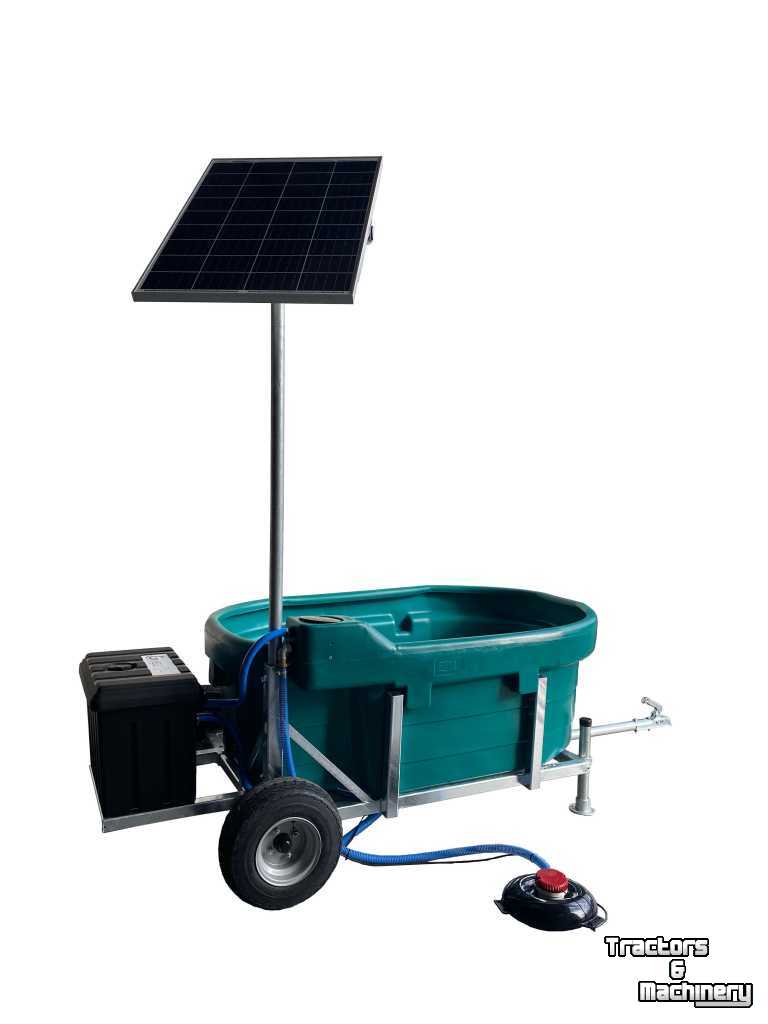 Water drinkbak - zonne energie Suevia Suevia Solar weidedrinkbak 1000 liter , met oppervlaktepomp