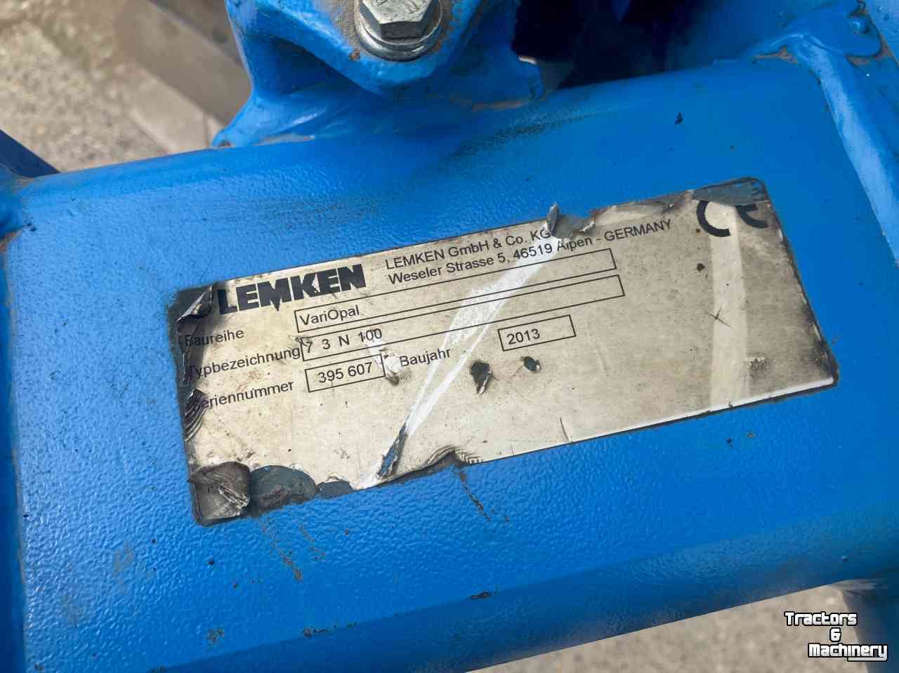 Ploegen Lemken VariOpal 7