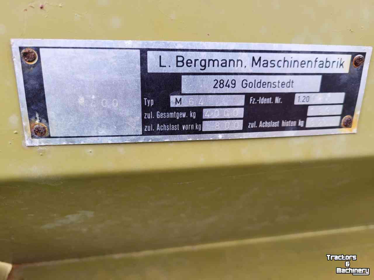 Mestverspreider Bergmann Mestverspreider M 400