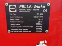 Rugger / Hark Fella TS 880 dubbele hark/duiner